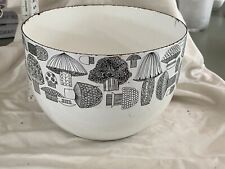 Arabia Finland Kaj Frank enameled mushroom bowl MCM modernist retro 5 x 8.25” picture