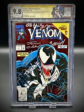VENOM: LETHAL PROTECTOR 1 CGC 9.8 6XSS SIGNED BY CREATIVE TEAM SKETCHED RARE picture