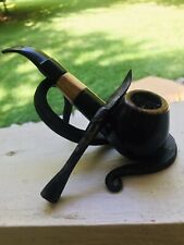 Hand Forged Blacksmith Pipe Tamper And Cleaning Spoon picture