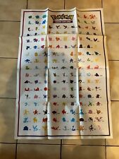 Pokemon Scarlet Violet 151 Poster Original 151 Kanto Characters NEW picture