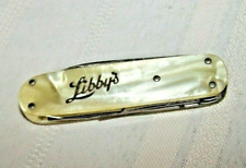 Vintage Tidex Gebr Stamm Solingen Germany Libby's Advertising Pen Pocket Knife picture