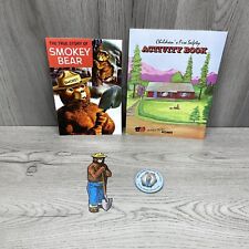 Lot of Vintage Smokey Bear Bookmark Comic Pin Historical Collectibles picture