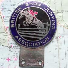 c1960 Vintage Car Mascot Badge for British Show Jumping Association by Gaunt C picture