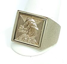Ford 25 Years Of Service Pin 10K 16.7G Gold Signet Ring Size 13.75  (35634-3) picture