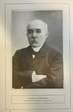 1907 Vintage Magazine Illustration French President Georges Clemenceau picture