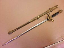 ANTIQUE 19th Century MASONIC KNIGHTS TEMPLAR ORNATE SWORD & SCABBARD 33