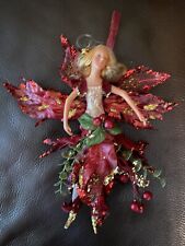Vintage Mark Roberts FAIRY GIRL with Wings Ornament 13” Including Ribbon Hanger picture