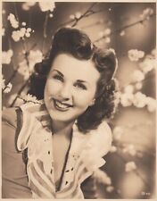 Hollywood Beauty Deanna Durbin Pose Stunning Portrait 1930s Orig PHOTO 205 picture