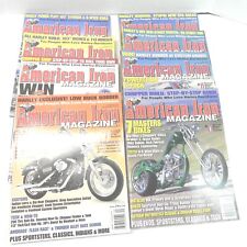 VINTAGE 2005 LOT OF 8 AMERICAN IRON MOTORCYCLE MAGAZINE HARLEY DAVIDSON CHOPPERS picture
