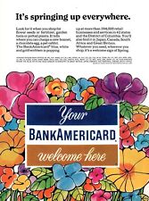 VINTAGE 1969 Bank Americard Credit Card Print Ad picture