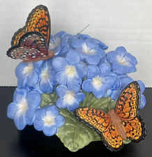 Lenox Fritillary Fantasy Butterfly Sculpture Woodland Violets Figurine picture