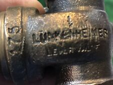 Vintage Lunkenheimer Valve Brass 1/2” NPT steam hit and miss engine picture