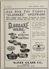 1931 Print Ad Glasbake Ovenware Baking & Serving McKee Glass Jeannette,PA picture