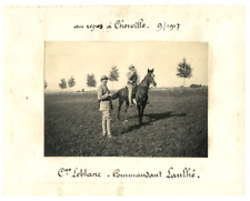France, at ankle rest. CNE. Vintage Leblanc & Commander Laulhé Silver P picture