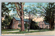 C1907 Old Nims House & Old Frary House Deerfield MS Postcard picture