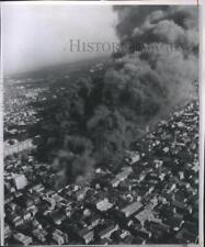 1963 Japan Fire Destroys 35 Homes Press Photo picture