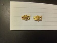 2 Vintage Beverly Enterprises 10K Gold Emblem Pins picture