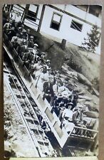 Real Photo Postcard Mt Manitou Scenic Incline RR Colorado 1913 picture