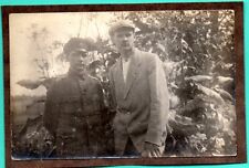 RUSSIA LATVIA MAN AND OFFICER PHOTO 1917s 274 picture