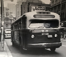 1970s Southeastern Pennsylvania SEPTA Bus #3730 Route 7 B&W Photo Philadelphia picture