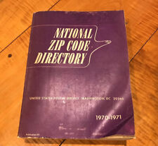 POST OFFICE Zip Code Directory National Lost Cities United States 1970-71 RARE picture