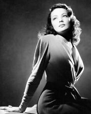 Gene Tierney beautiful 1940's glamour portrait showing cleavage 8x10 inch photo picture