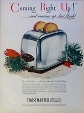 Toastmasters Christmas 1945 Original Vintage Magazine Print Ad - Toaster picture