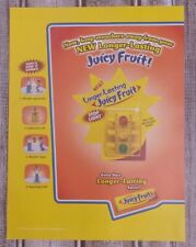 2003 Wrigley's Juicy Fruit Chewing Gum Vintage Print Ad/Poster Candy Art Funny picture