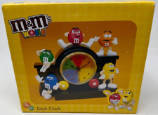 M&M's World Multi Character Desk Clock With Alarm 2005 Mars Inc picture