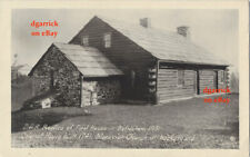 First House Bethlehem Pennsylvania DAR replica 1931 Moravian church postcard picture