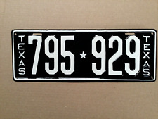 VINTAGE 1923-1924 TEXAS TX. LICENSE PLATE VERY NICELY RESTORED HIGH QUALITY picture
