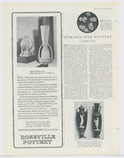 1929 Roseville Pottery Advertisement: Zanesville, Ohio 