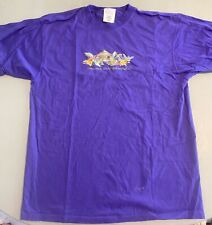 VINTAGE Panama City T-shirt- Purple/Cotton-L picture