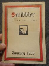 January 1933 Topeka Kansas High School Scribbler booklet - loads of autographs picture