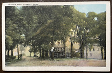 Postcard Danbury Connecticut Triangle Park Vintage picture