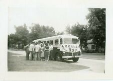 1950s Arkansas BSU Bus Ridgecrest Young Men Ladies Group Little Rock B&W Photo picture
