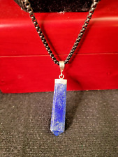 Reiki Stone: Lapis Lazuli Pencil Pendant Throat Chakra  picture