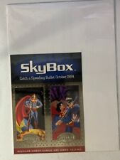 1994 Skybox Superman Man of Steel Platinum Series 5x7 Promo Card Sheet | Combine picture