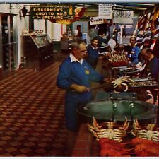 c1960s San Francisco, CA No. 9 Fisherman's Wharf Sidewalk Crab Stand Grotto A225 picture