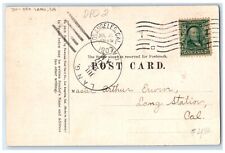 1907 USS Monterey Adams Philadelphia Monadnock And Albatros DPO Lang CA Postcard picture