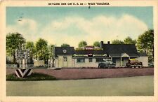 Skyline Inn GHENT West Virginia WV Allegheny Mountains on Highway US 50 Postcard picture