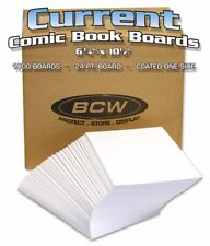 BCW Current Comic Backing Boards Case of 1000 Bulk Package 6 3/4 x 10 1/2 New picture