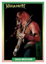 1991 Brockum Rock Cards #93 Dave Mustaine MEGADETH picture