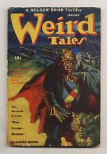 Weird Tales Pulp 1st Series Jan 1944 Vol. 37 #3 FR 1.0 picture