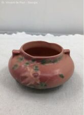 Small Pink Roseville Pottery Vase 3