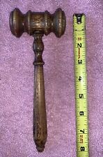 Vintage Wooden Gavel Judge Auctioneer Mallet Collectible  picture