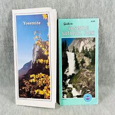Vintage AAA Road Map Yosemite 1992 and Guide to Yosemite National Park 1993 YNP picture