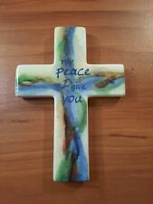 Sure Grace Demdaco Ceramic Peace Cross 