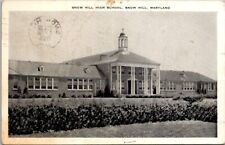 snow hill high school snow hill md postcard picture