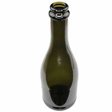 Vintage Dark Green Wine Bottle 9” Tall Empty 37.5 cl 90 mm picture